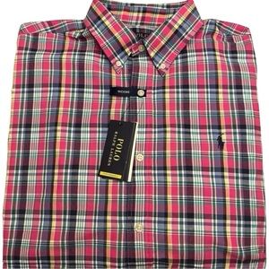 Polo Ralph Lauren Plaid Shirt Mens XL Polo RL Long Sleeve Button Down Multicolor